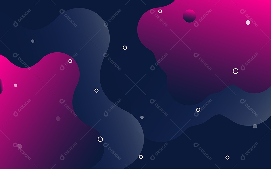 Lindo Fundo Abstrato com Líquido Fluido em Degradê Ilustração Vetor EPS