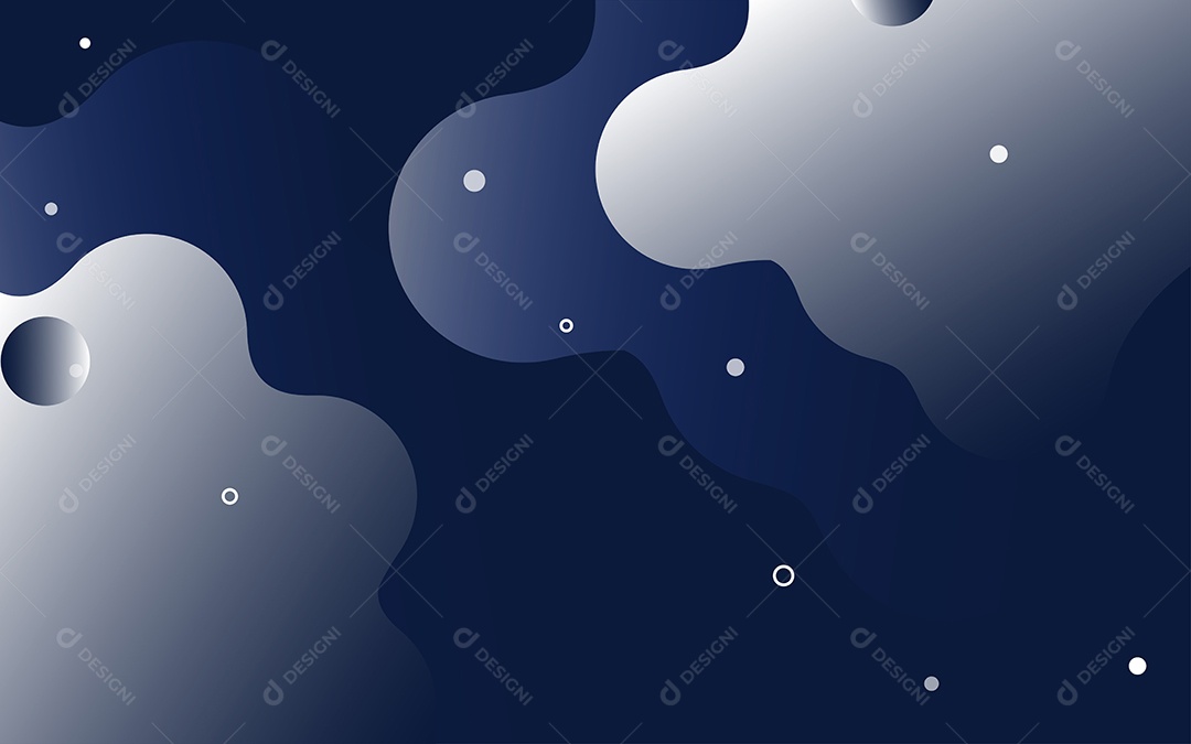 Lindo Fundo Abstrato com Líquido Fluido em Degradê Ilustração Vetor EPS