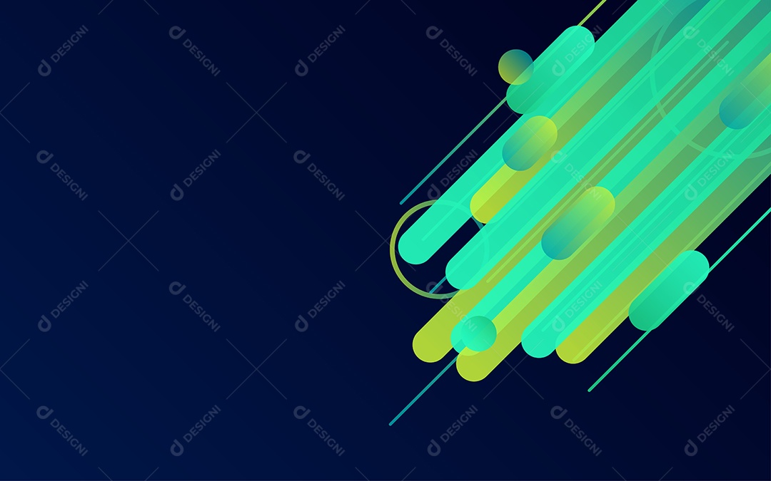 Fundo com Linhas Criativas Ilustração Vetor EPS