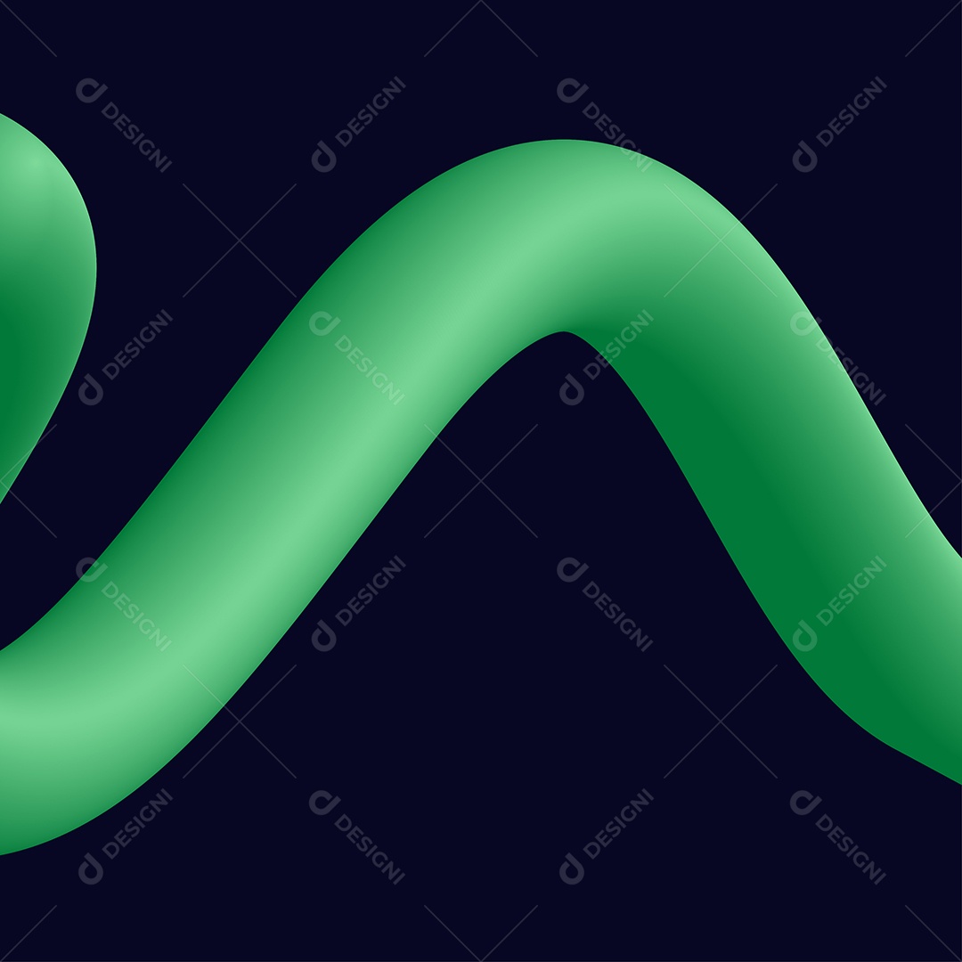 Forma Liquida Torcida Ilustração Vetor EPS