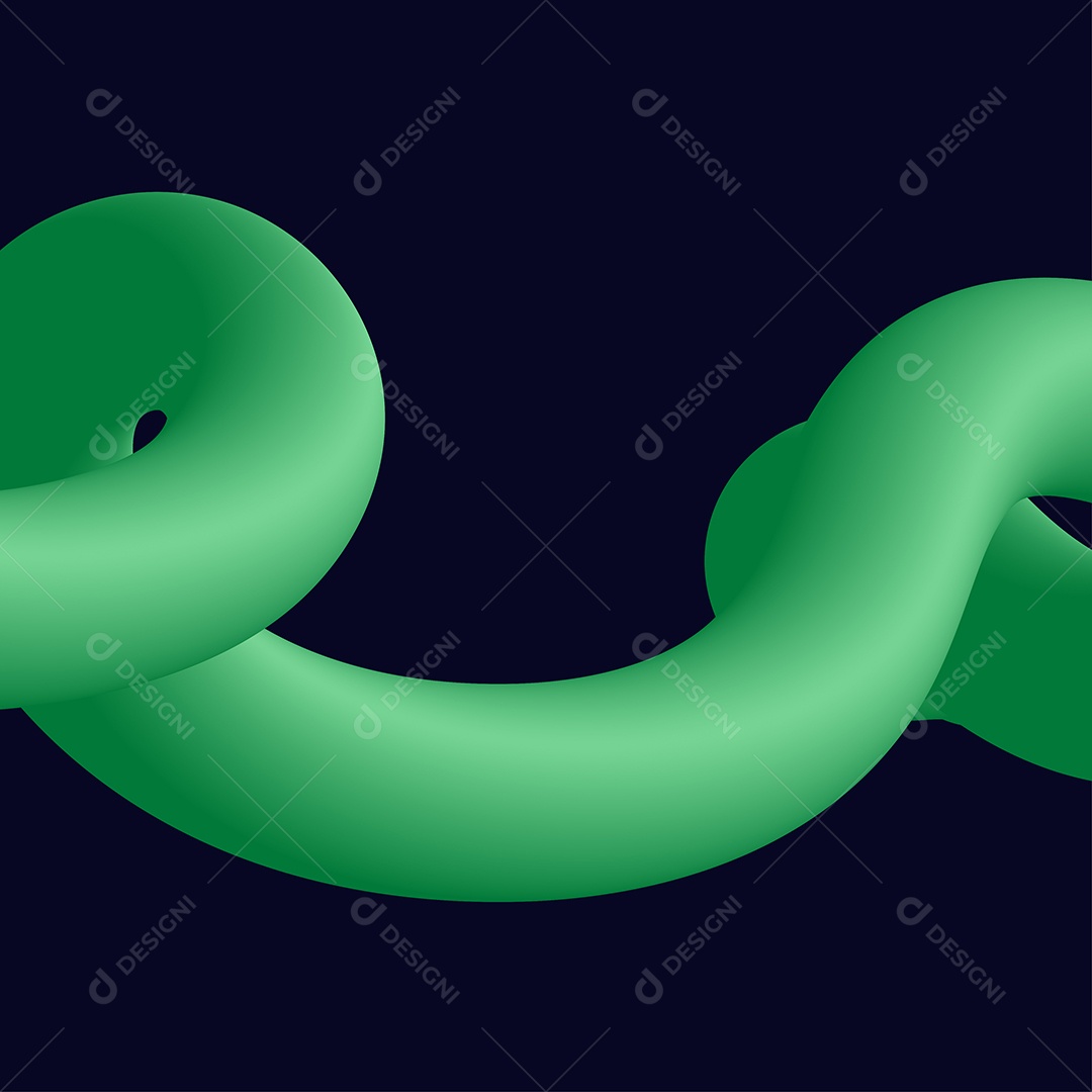 Forma Liquida Torcida Ilustração Vetor EPS