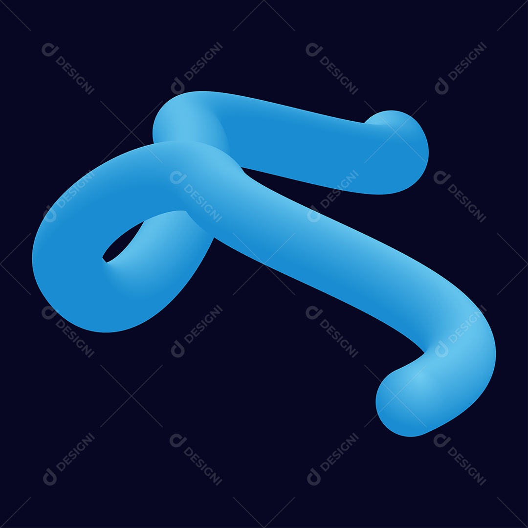 Forma Liquida Torcida Ilustração Vetor EPS