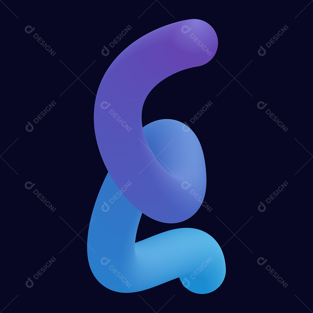 Forma Liquida Torcida Ilustração Vetor EPS