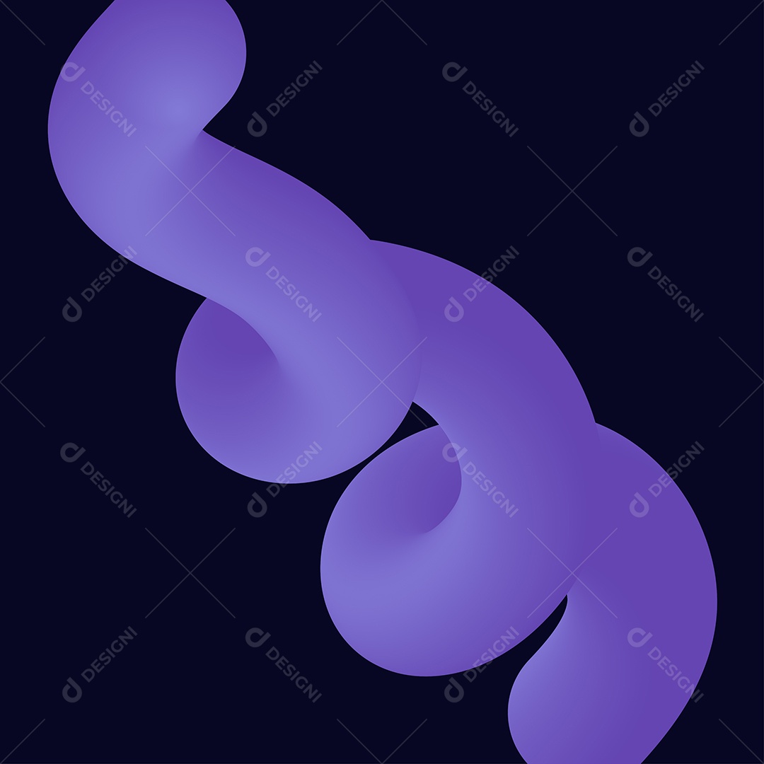 Forma Liquida Torcida Ilustração Vetor EPS