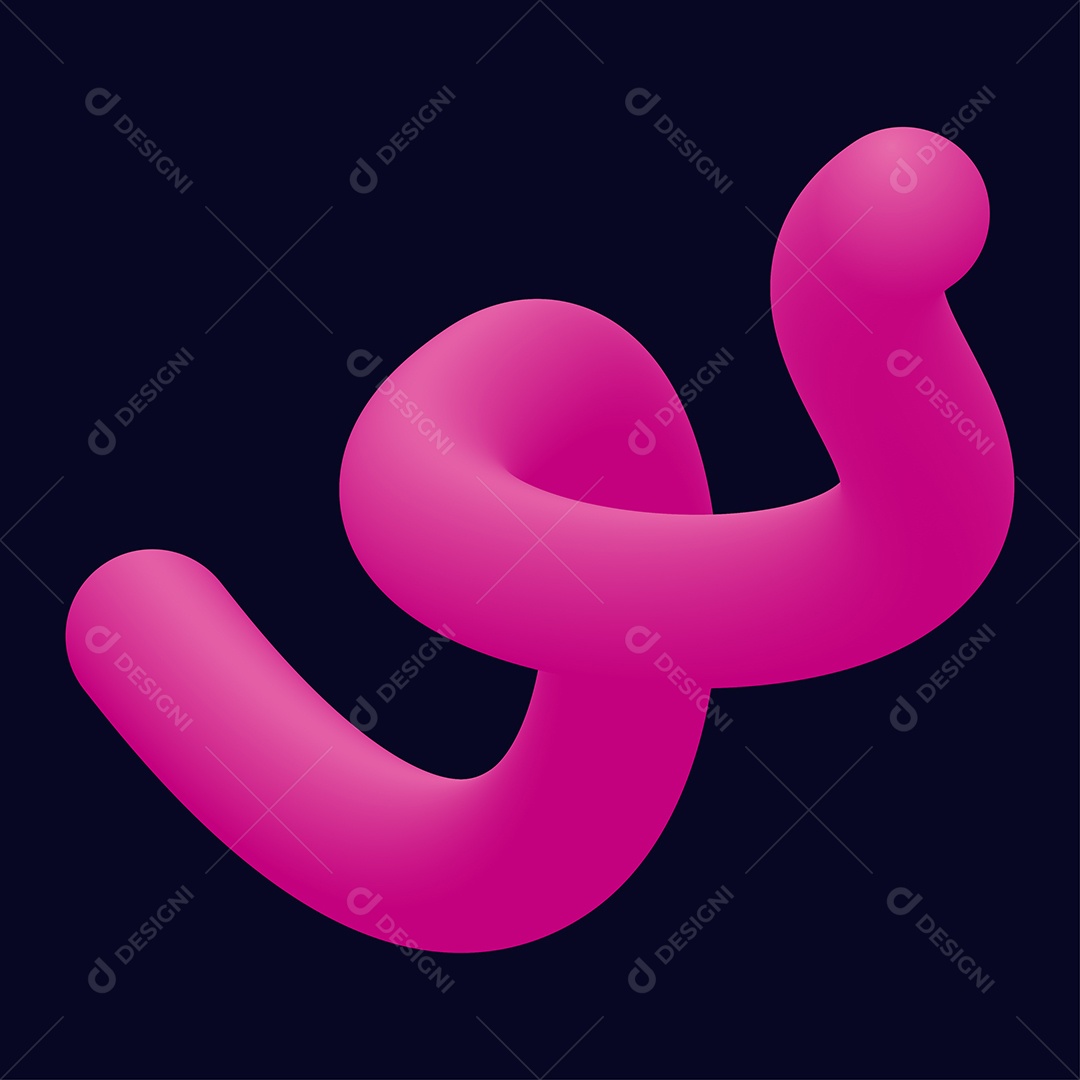 Forma Liquida Torcida Ilustração Vetor EPS