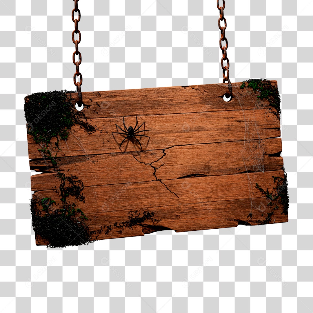 Placa de Madeira PNG Transparente