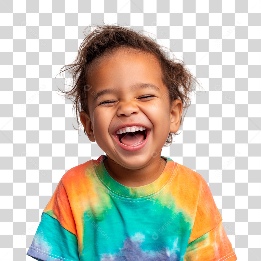 Menino Alegre PNG Transparente