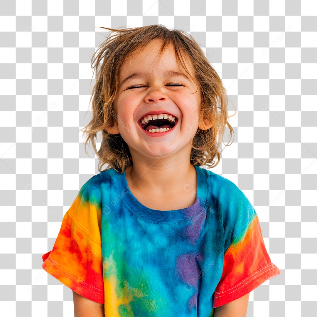 Menino Alegre PNG Transparente