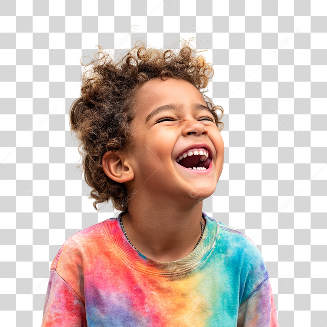 Menino Alegre PNG Transparente