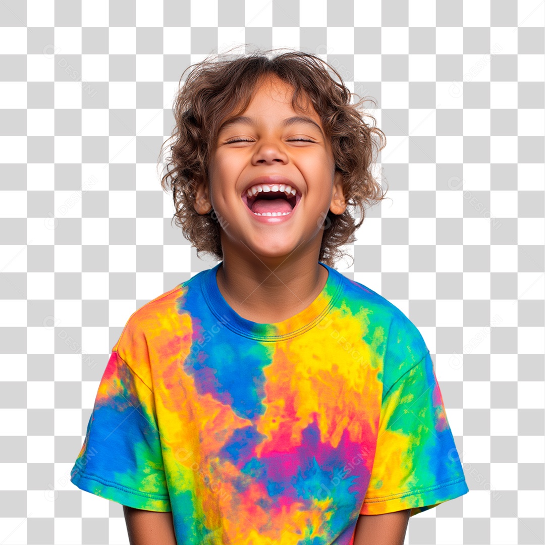 Menino Alegre PNG Transparente