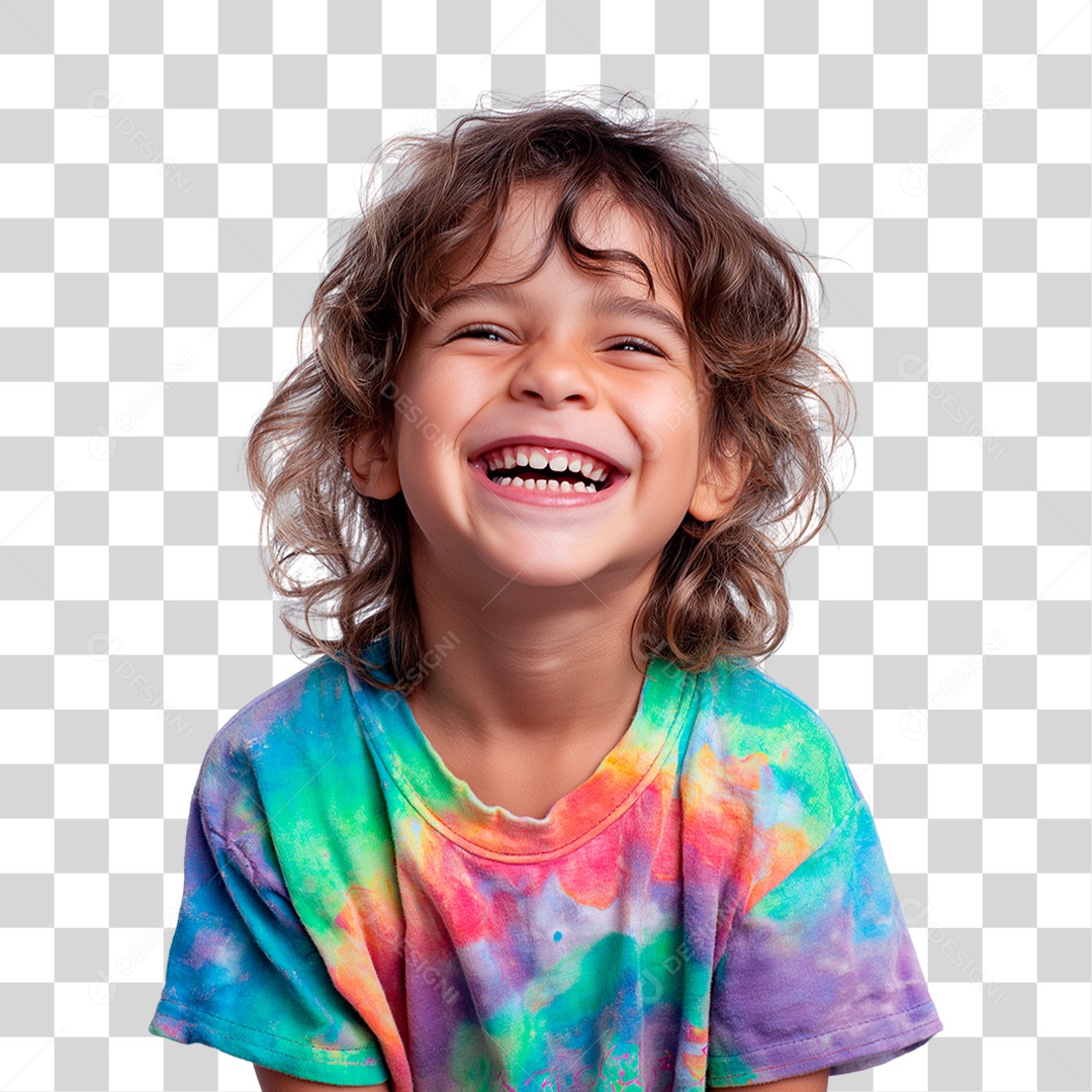 Menino Alegre PNG Transparente