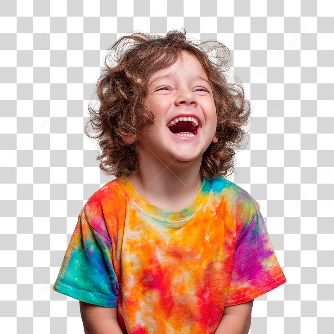 Menino Alegre PNG Transparente