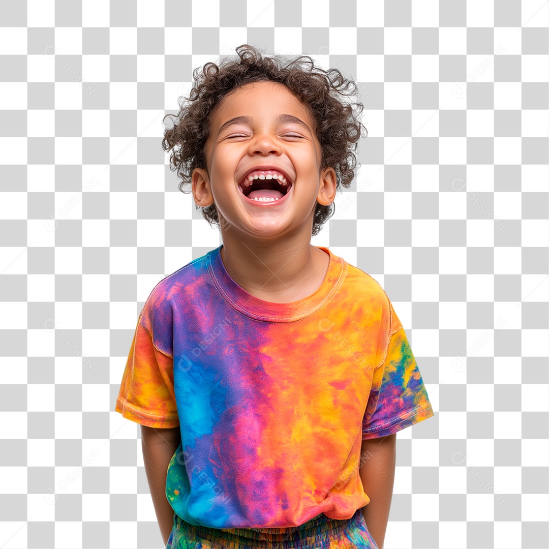 Menino Alegre PNG Transparente