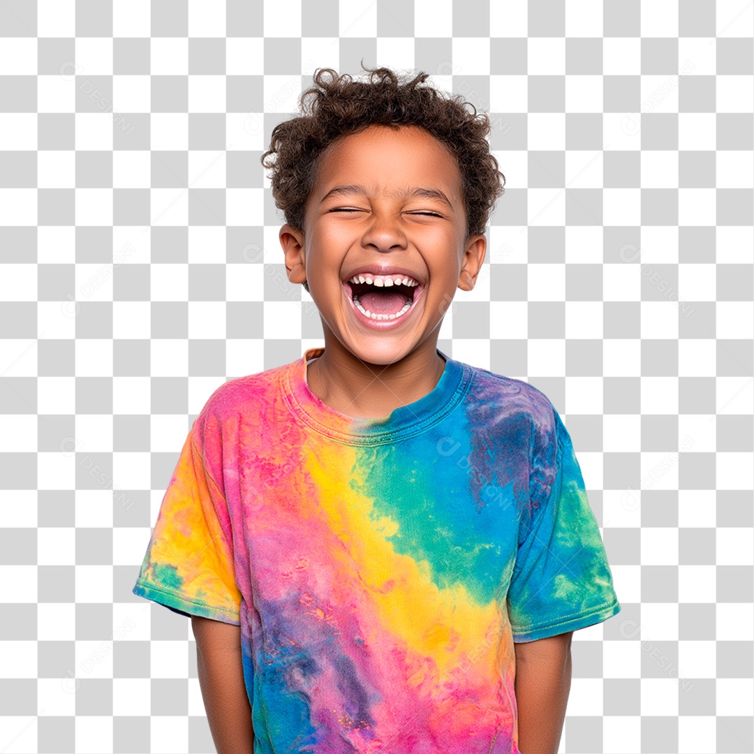 Menino Alegre PNG Transparente