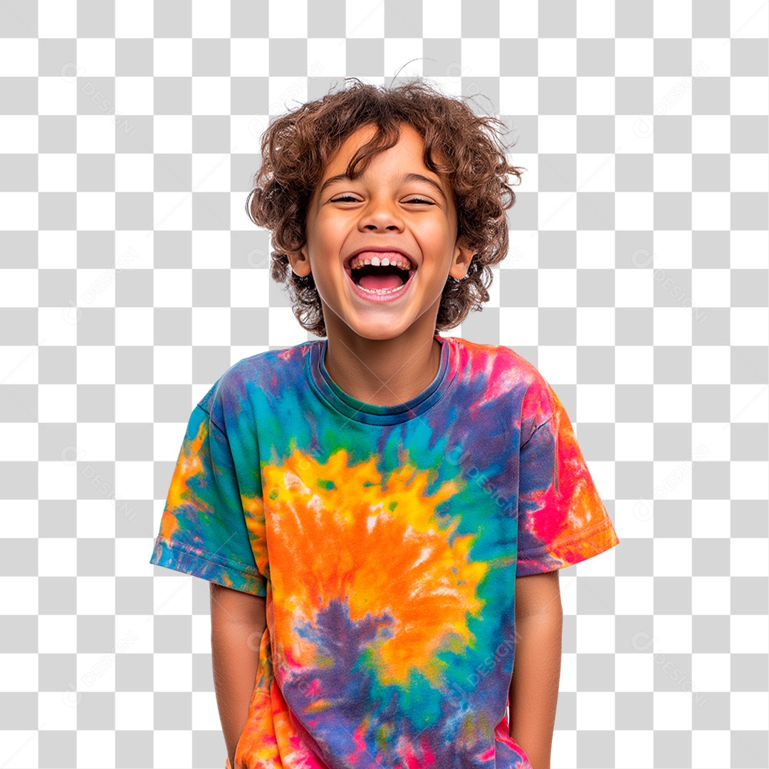 Menino Alegre PNG Transparente