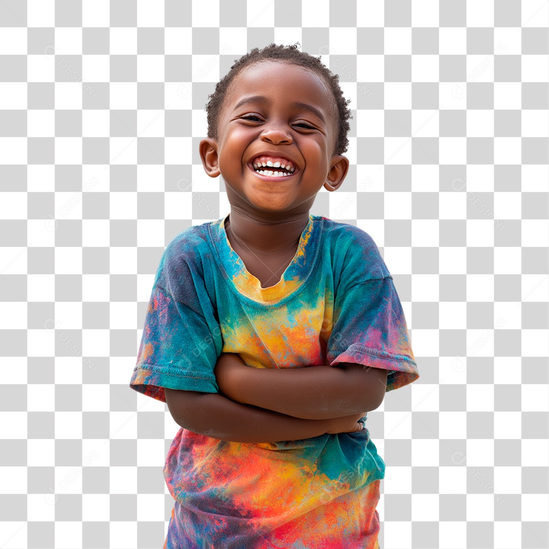 Menino Alegre PNG Transparente