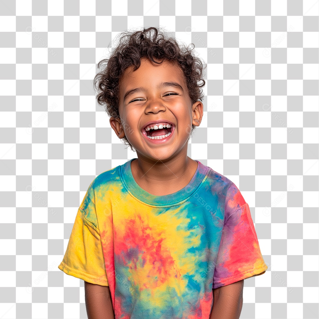 Menino Alegre PNG Transparente