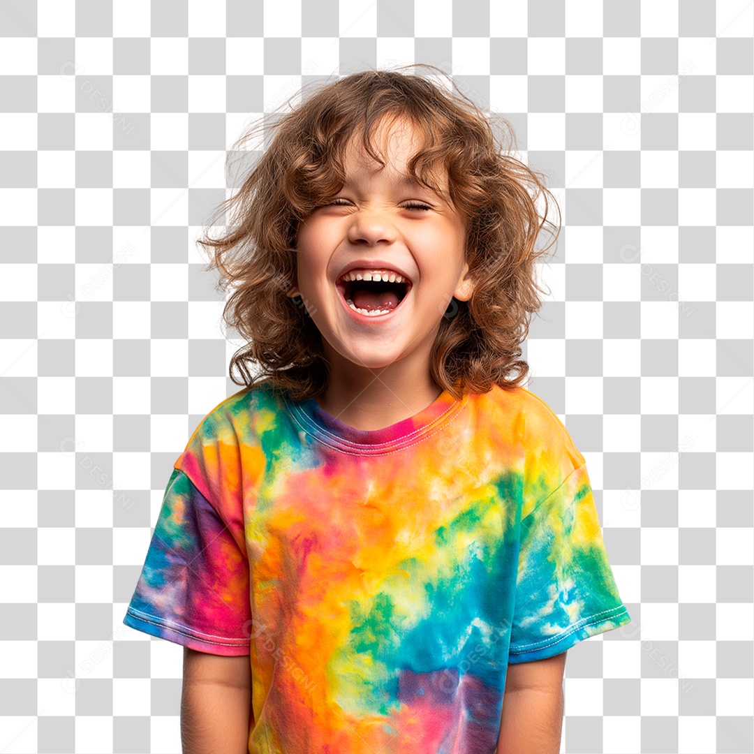 Menino Alegre PNG Transparente