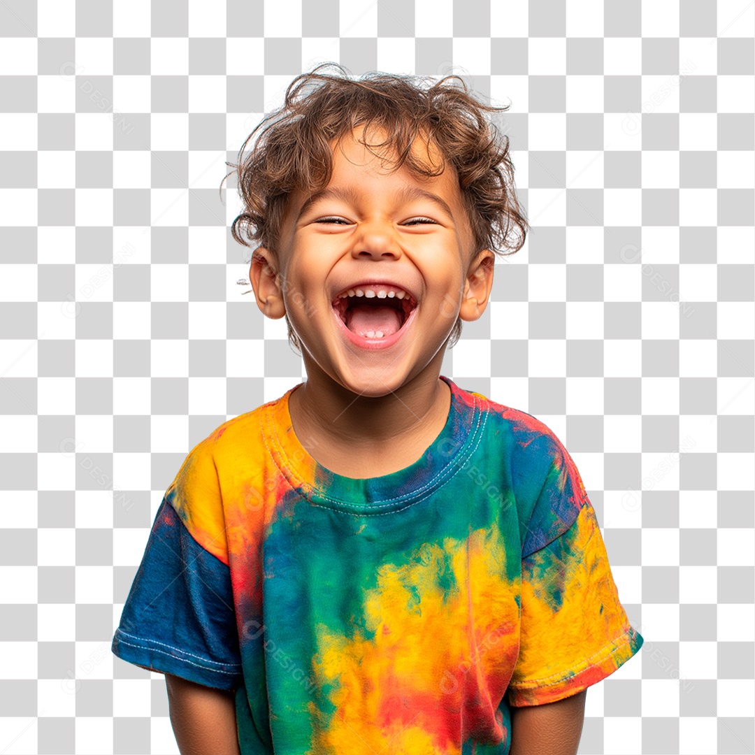 Menino Alegre PNG Transparente