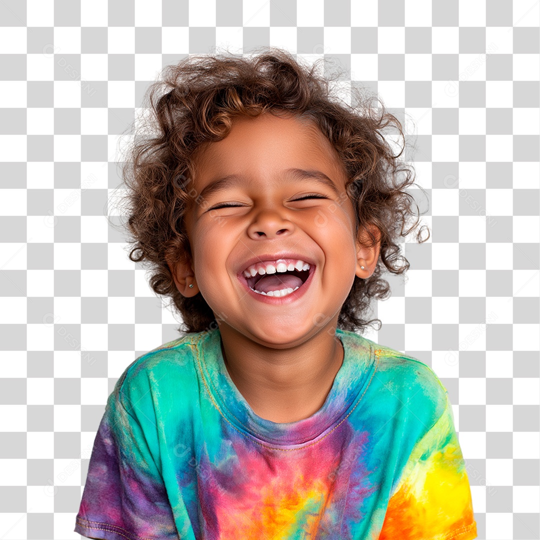 Menino Alegre PNG Transparente