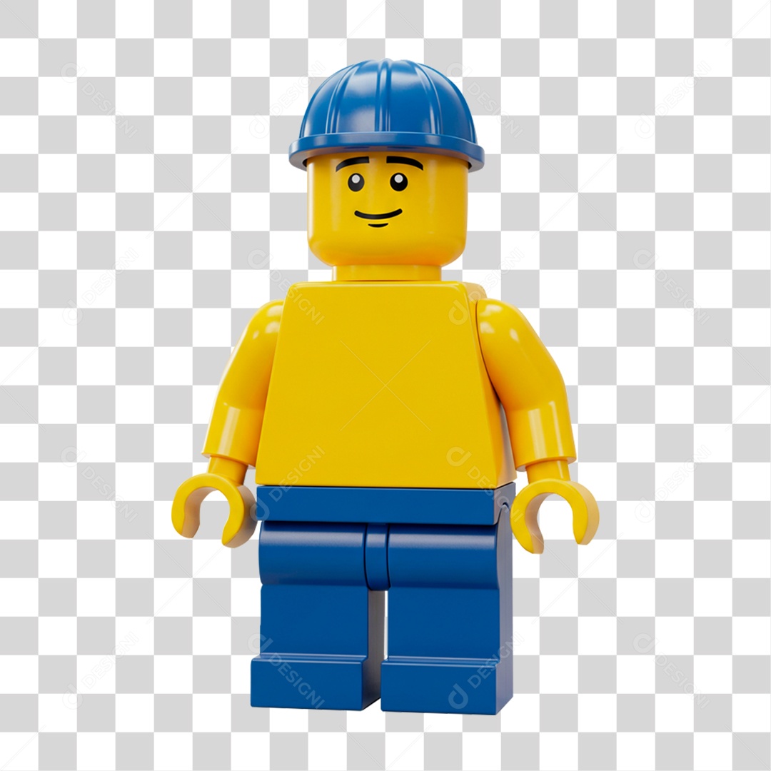 Boneco de Lego PNG Transparente