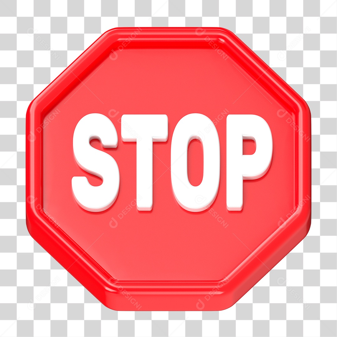 Placa de Trânsito PNG Transparente