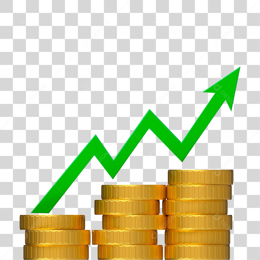 Ícone Moeda de Ouro PNG Transparente