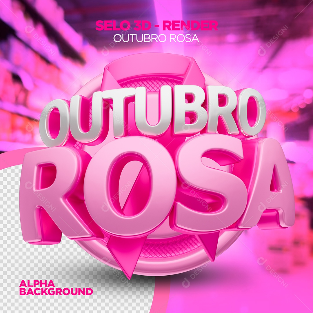 Outubro Rosa Mês de Conscientização Sobre o Câncer de Mama Social Media PSD Editável