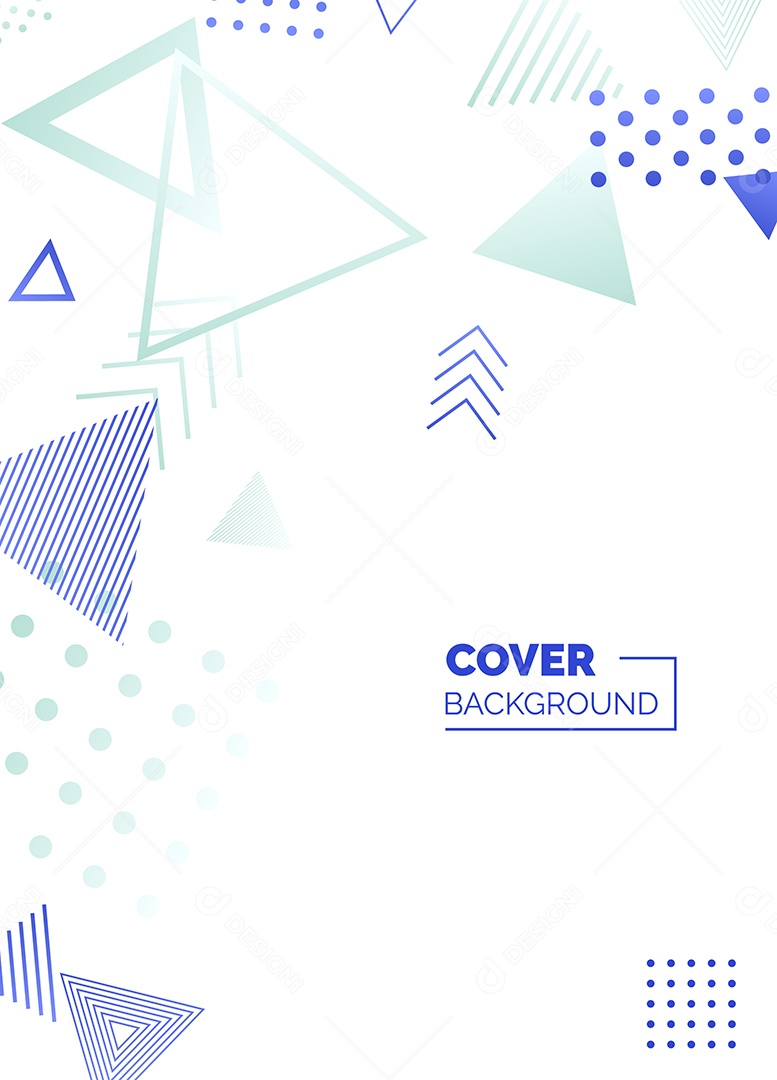 Fundo Geométrico Azul e Verde Formas Abstratas Modernas Minimalista Ilustração Vetor EPS