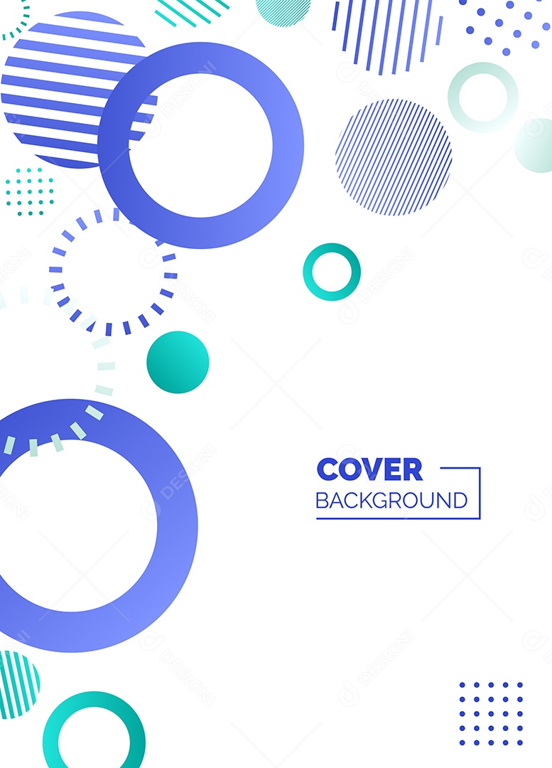 Fundo Geométrico Azul e Verde Formas Abstratas Modernas Minimalista Ilustração Vetor EPS