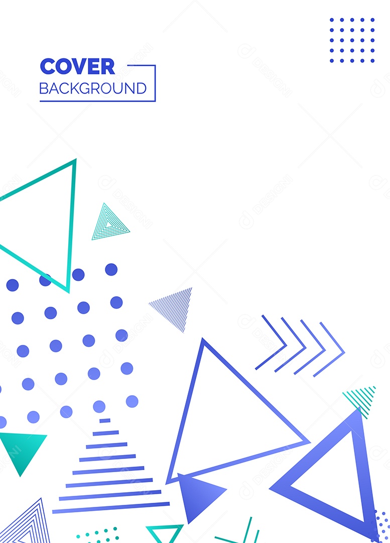 Fundo Geométrico Azul e Verde Formas Abstratas Modernas Minimalista Ilustração Vetor EPS