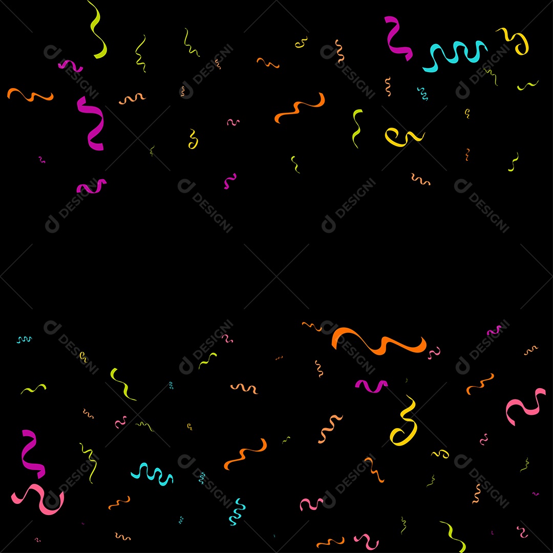 Fundo de Enfeites Coloridos Vetor EPS