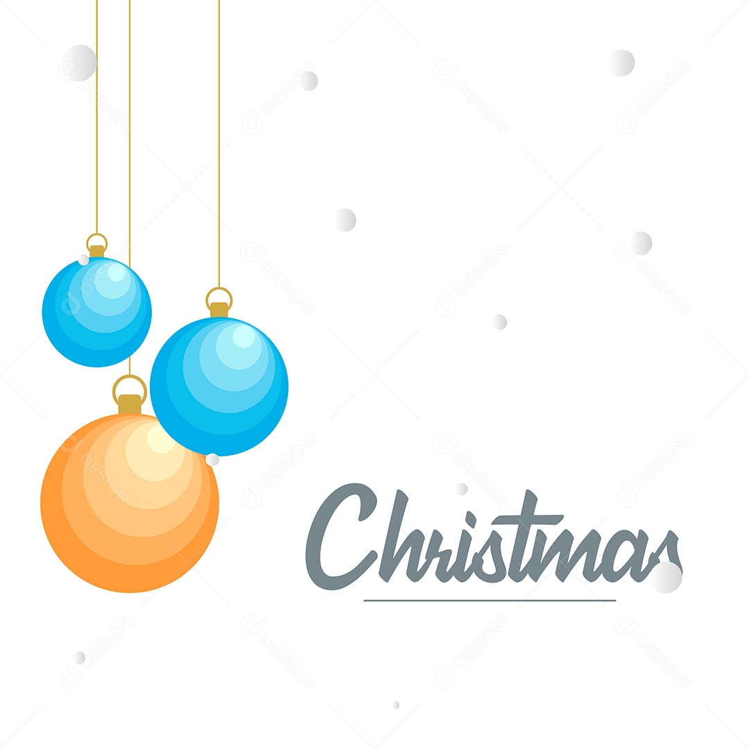 Fundo Decorativo Feliz Natal Bolas Decorativas Brilhantes Pendurada Ilustração Vetor EPS