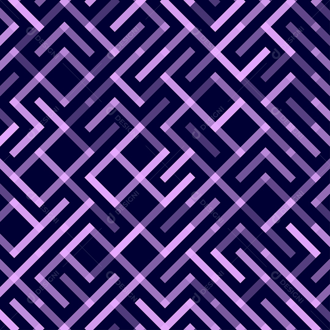 Padrão Geométrico Ornamento Monocromático Ilustração Vetor EPS