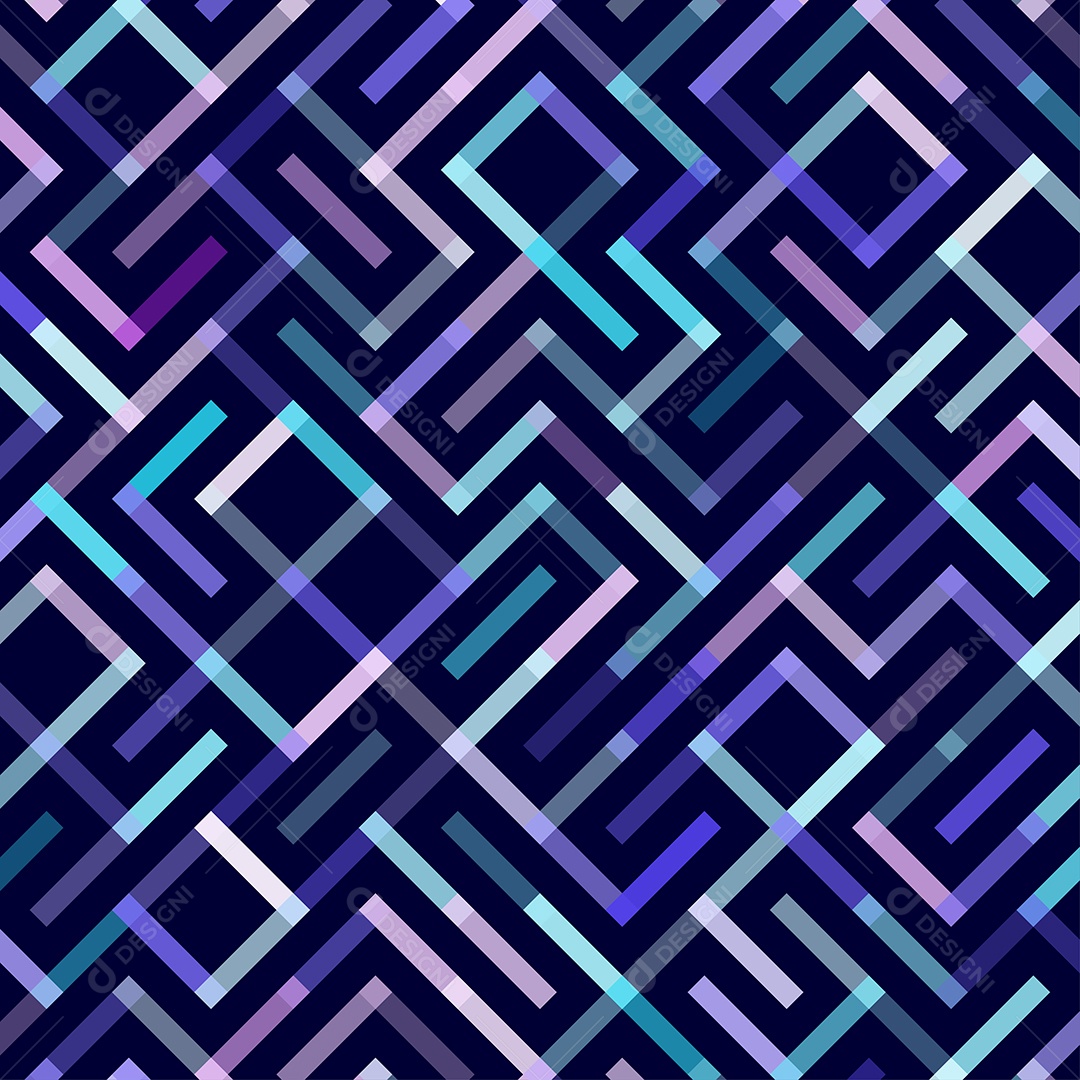 Padrão Geométrico Ornamento Monocromático Ilustração Vetor EPS