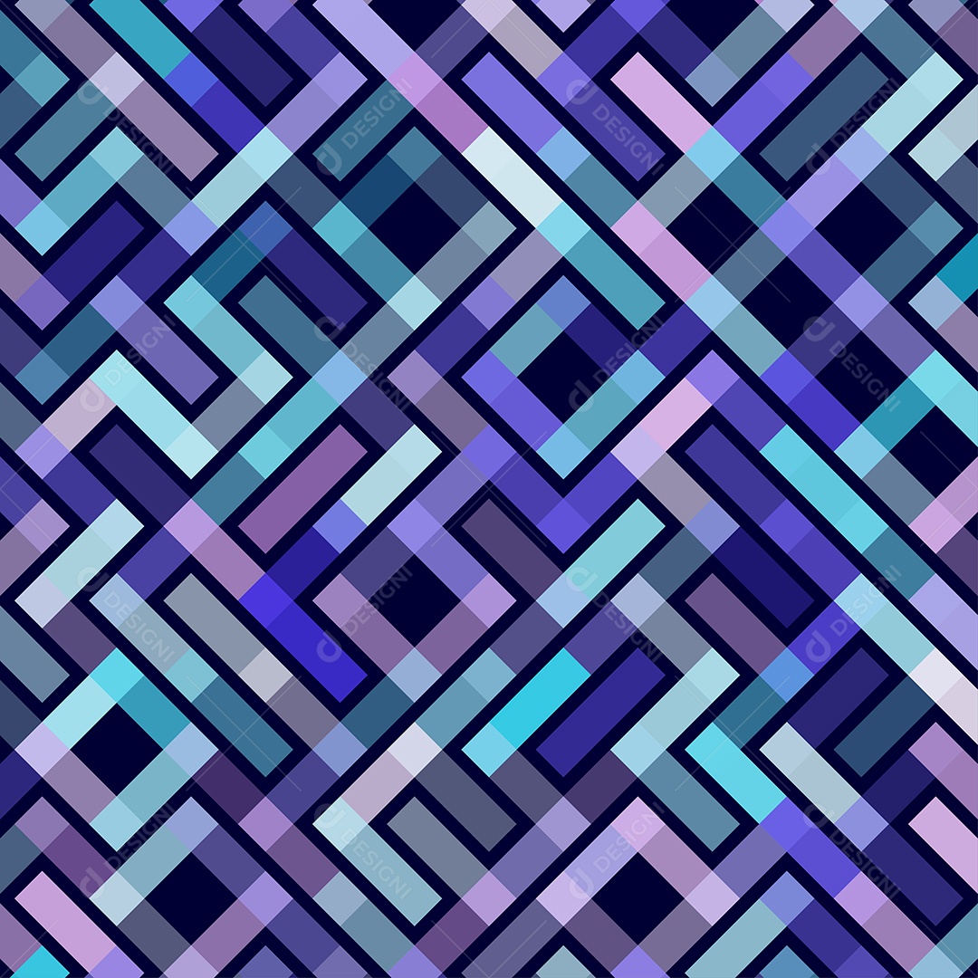 Padrão Geométrico Ornamento Monocromático Ilustração Vetor EPS