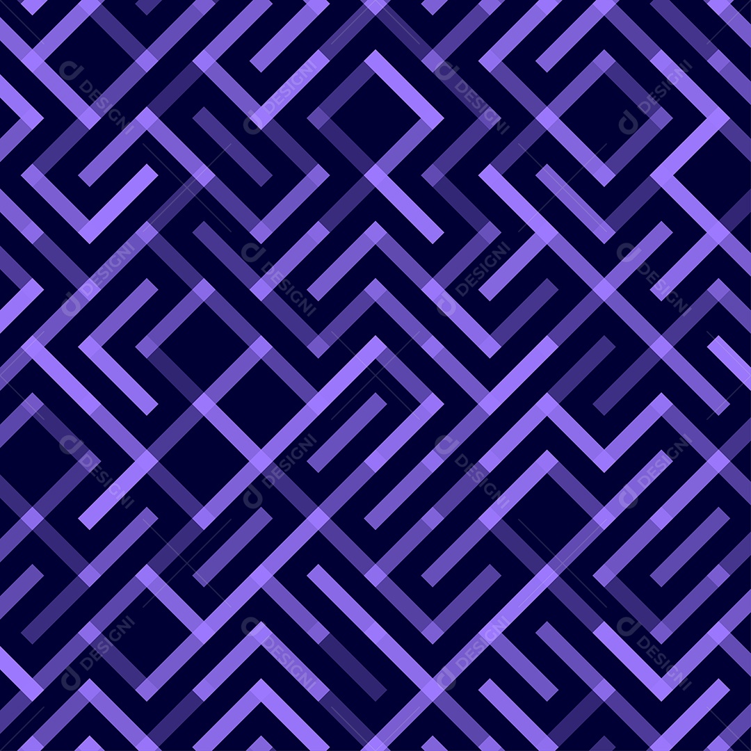 Linhas Padrão Roxo Sem Emenda Ornamento Geométrico Ilustração Vetor EPS