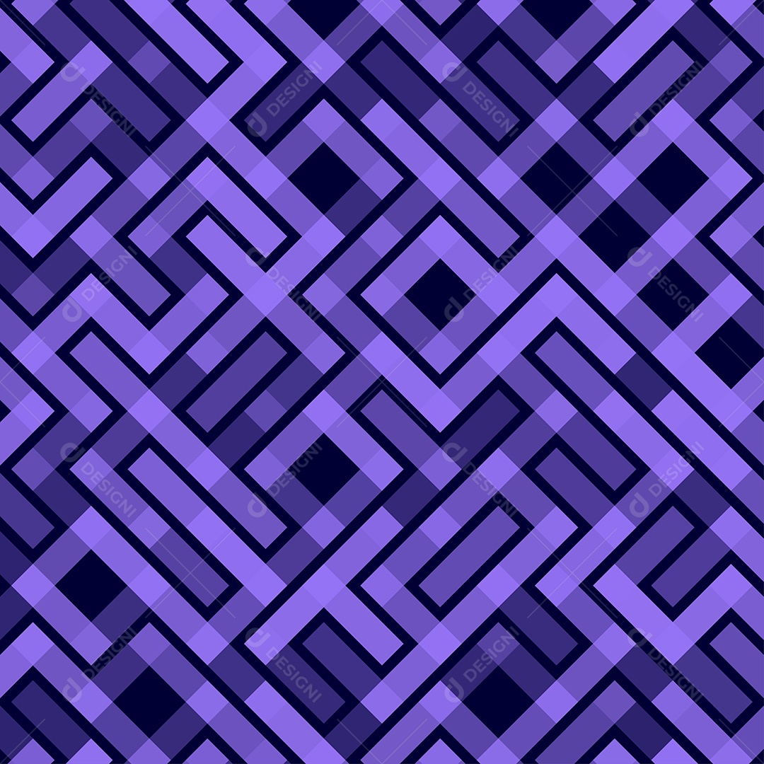 Linhas Padrão Roxo Sem Emenda Ornamento Geométrico Ilustração Vetor EPS
