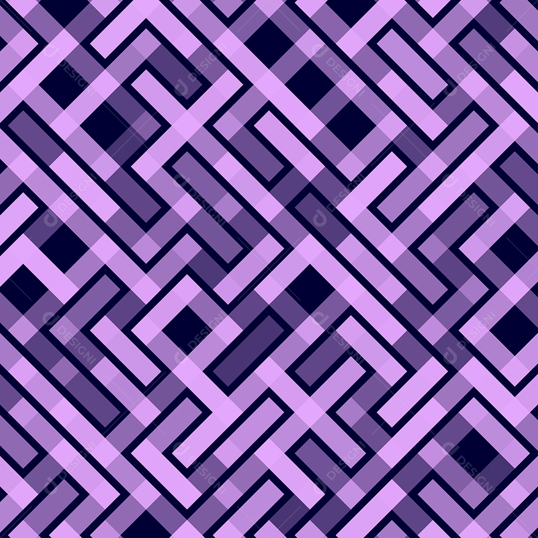 Linhas Padrão Roxo Sem Emenda Ornamento Geométrico Ilustração Vetor EPS