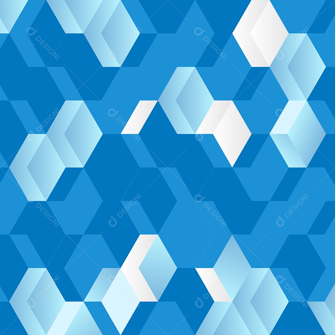 Padrão Geométrico Abstrato Fundo Azul Sem Costura Ilustração Vetor EPS