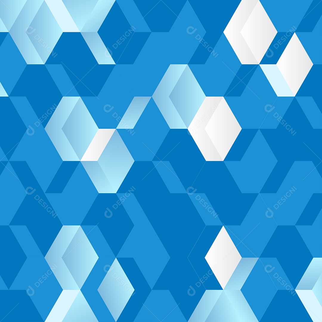 Padrão Geométrico Abstrato Fundo Azul Sem Costura Ilustração Vetor EPS