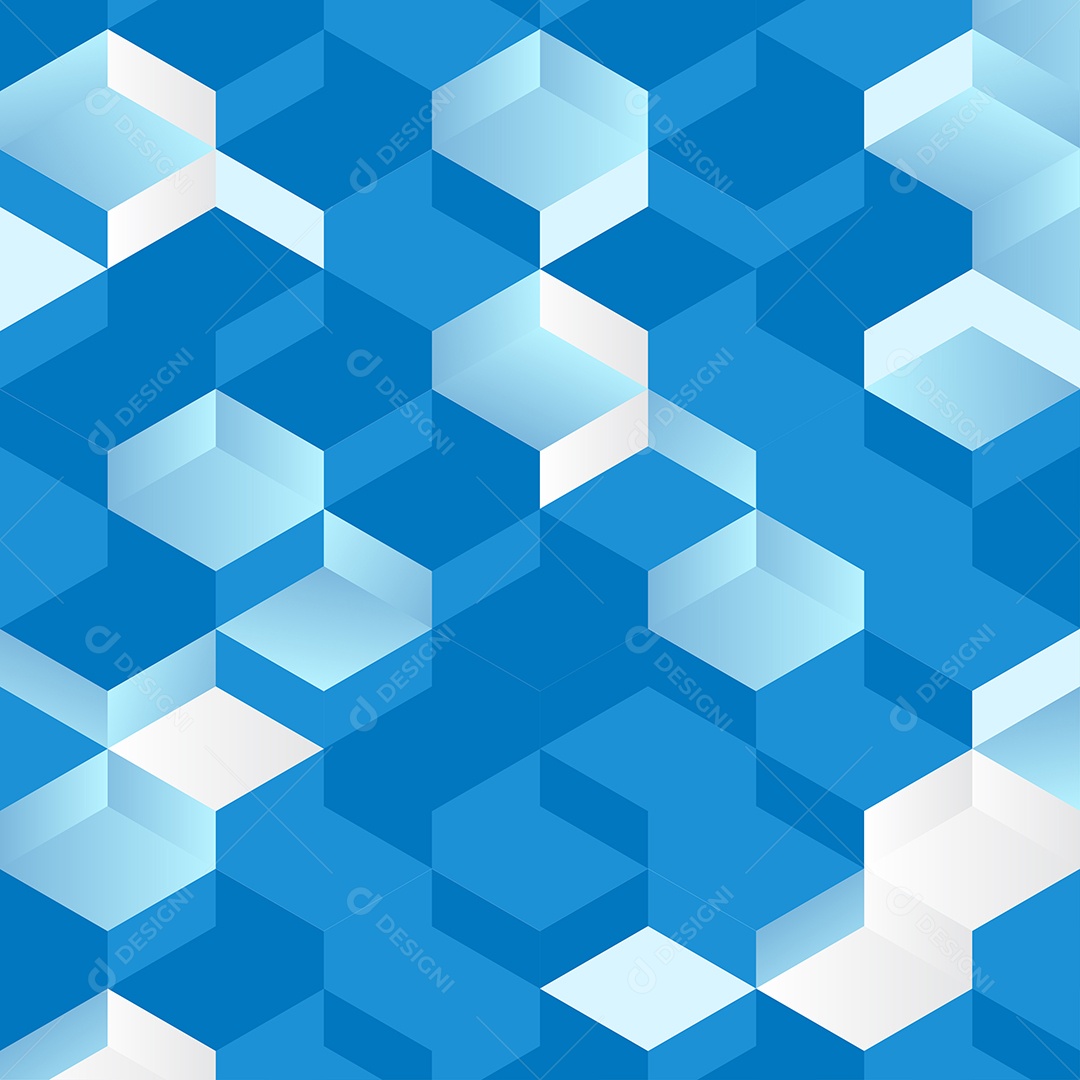 Padrão Geométrico Abstrato Fundo Azul Sem Costura Ilustração Vetor EPS