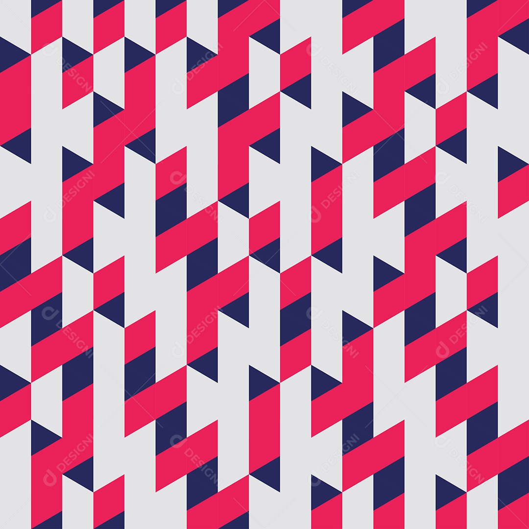 Padrão Geométrico Abstrato Fundo Vermelho Sem Costura Ilustração Vetor EPS