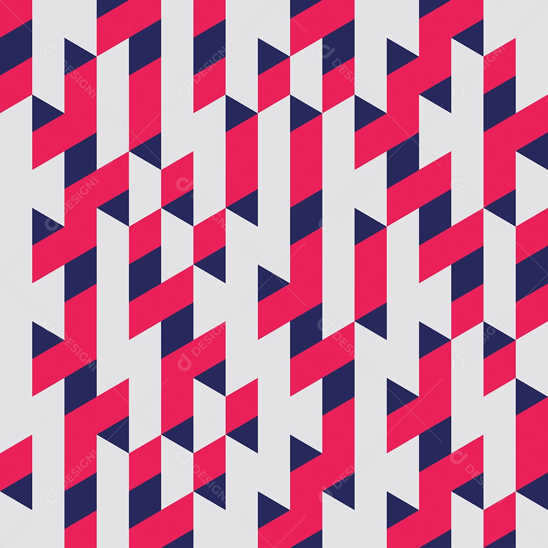 Padrão Geométrico Abstrato Fundo Vermelho Sem Costura Ilustração Vetor EPS