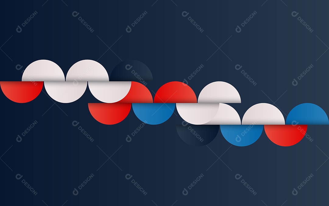 Fundo Abstrato Geométrico de Meados do Século Ilustração Vetor EPS