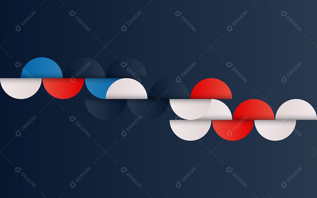 Fundo Abstrato Geométrico de Meados do Século Ilustração Vetor EPS