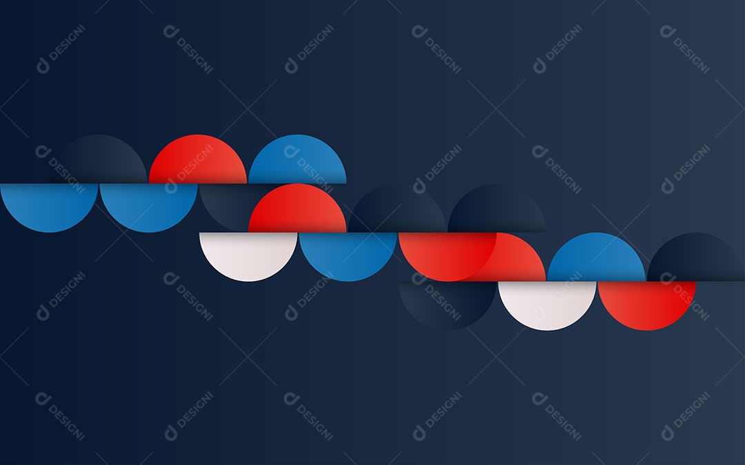 Fundo Abstrato Geométrico de Meados do Século Ilustração Vetor EPS