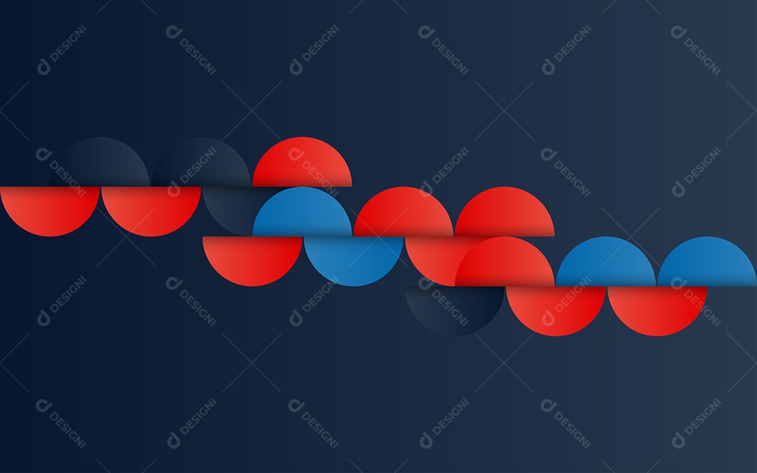 Fundo Abstrato Geométrico de Meados do Século Ilustração Vetor EPS