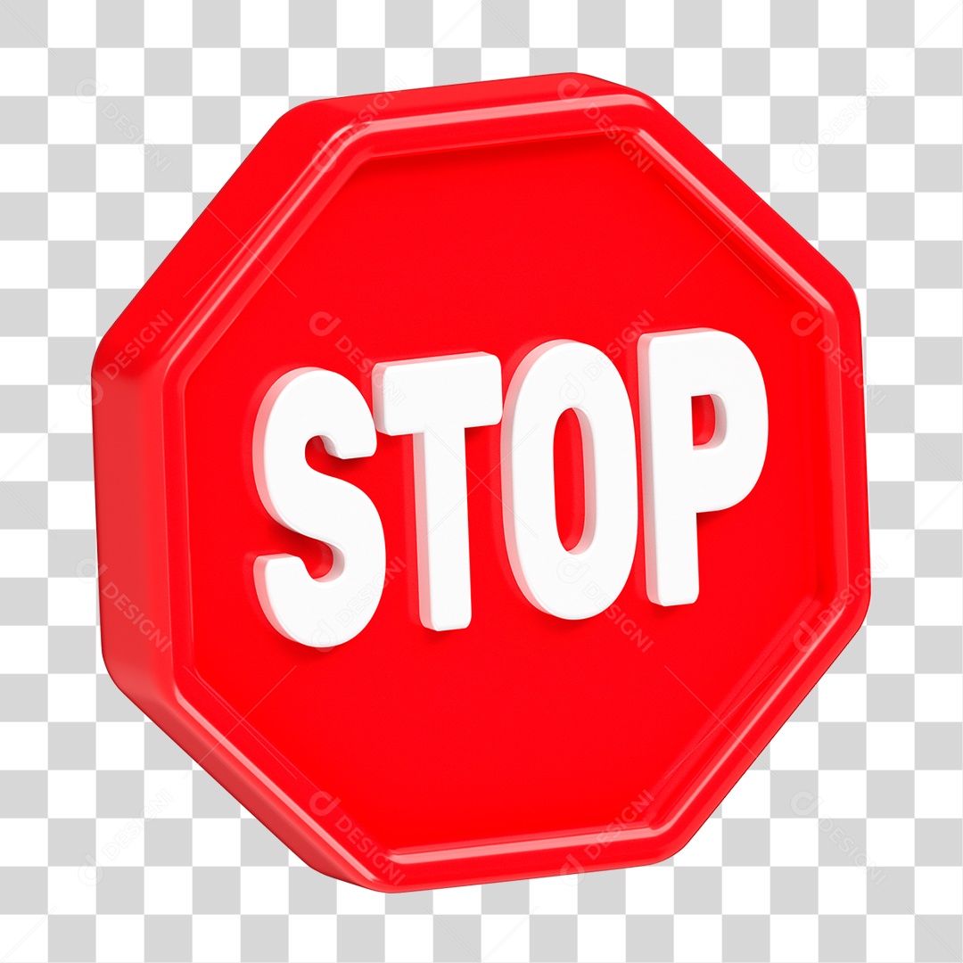 Placa de Trânsito PNG Transparente