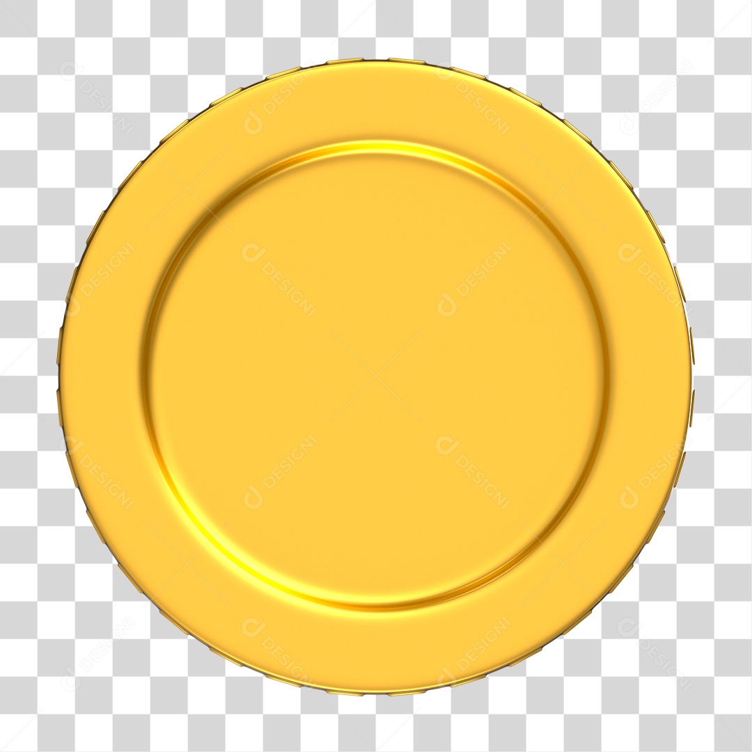 Moeda de Ouro PNG Transparente